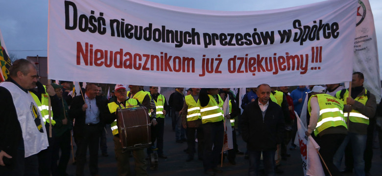 Górnicy z Jastrzębskiej Spółki Węglowej rozpoczęli protest
