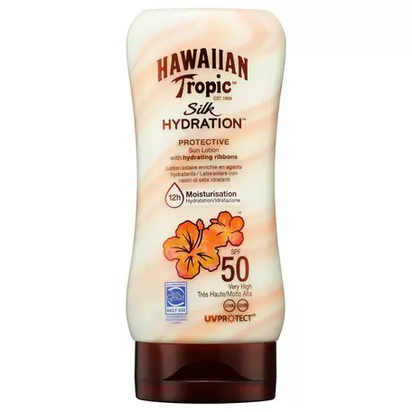 Feuchtigkeitsspendende Sonnencreme von Hawaiian Tropic für rund 17 Franken (180 ml), via Manor. 