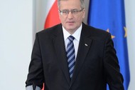 Prezydent Bronisław Komorowski