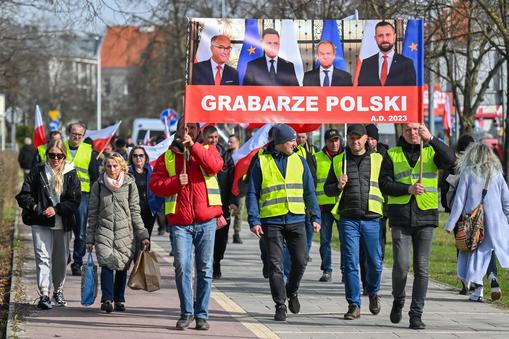 Protest rolników w Kielcach.