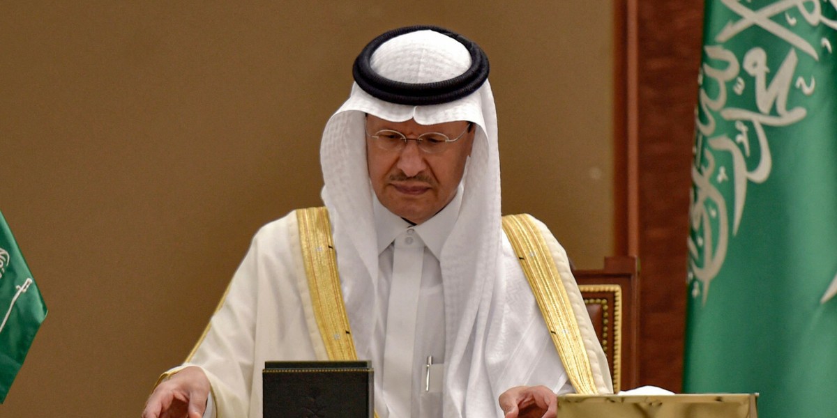 Minister energetyki Arabii Saudyjskiej, książę Abdulaziz bin Salman.