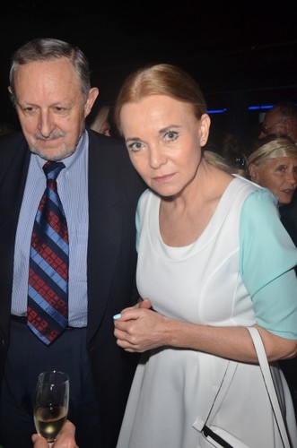 Laura Łącz z przyjacielem