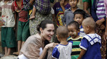 Angelina Jolie obozie dla uchodźców w Birmie