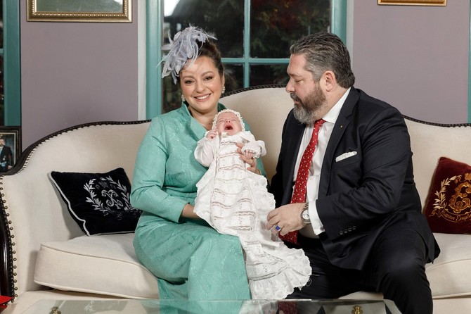 Viktorija i Georgije sa sinom Aleksandrom