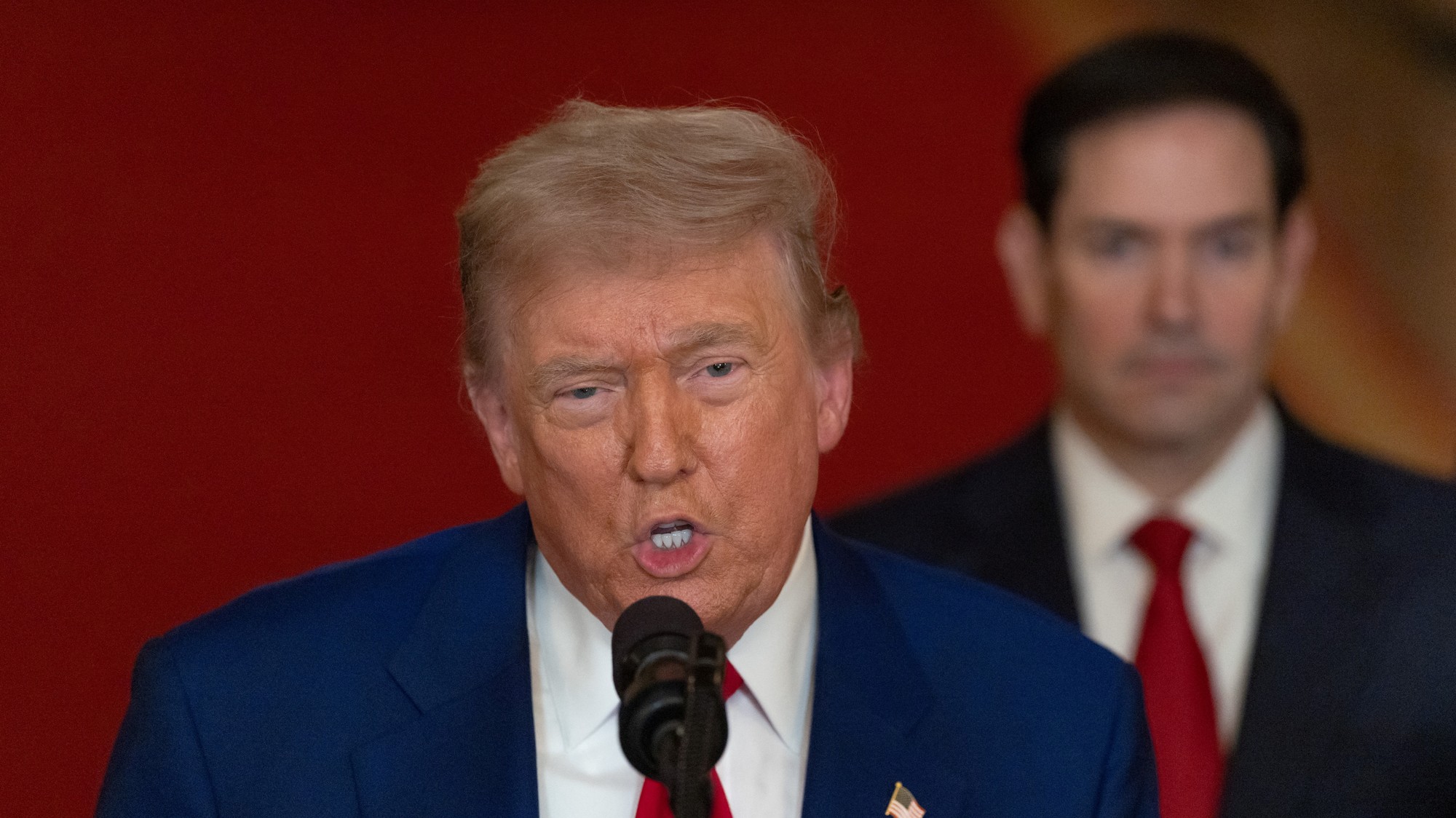Donald Trump predniesol prejav k národu v Bielom dome po útokoch USA na iránske jadrové zariadenia.