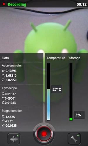 Sensor Data Logger - z tej aplikacji korzystają astronauci na ISS