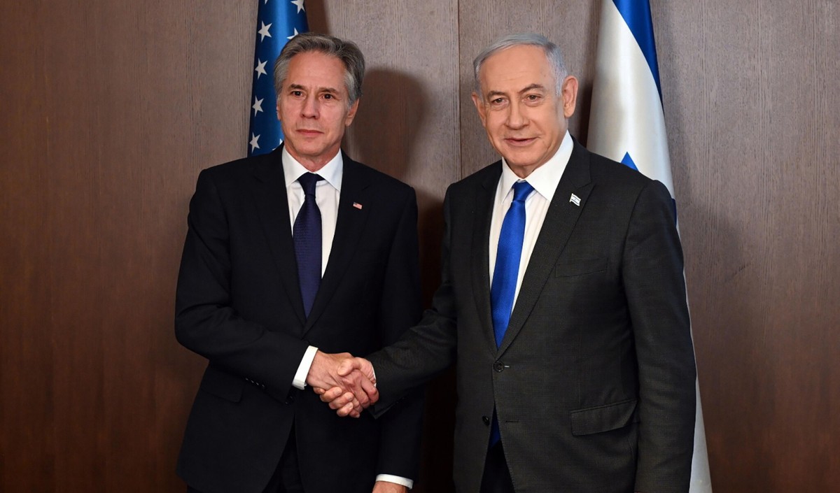 Benjamin Netanyahu i Antony Blinken