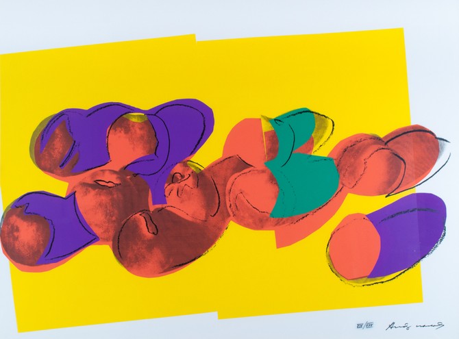 Space Fruits: Still Life. Peaches, 1979.