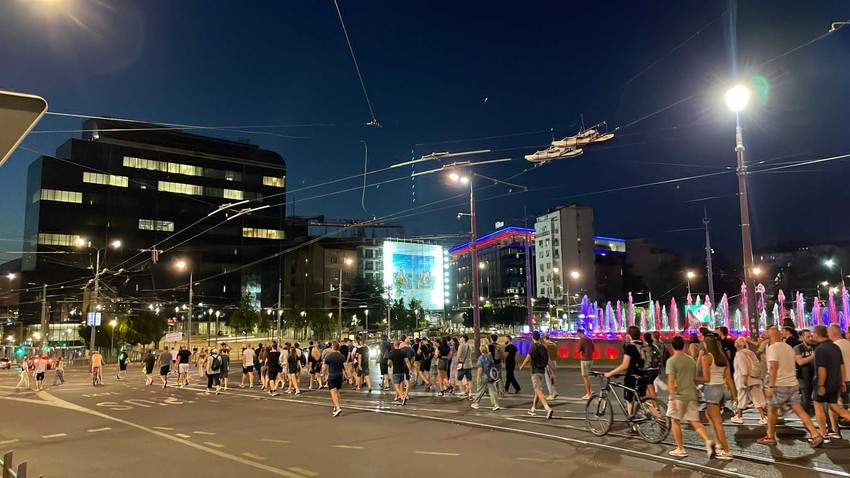 slavija studenti protest blokada