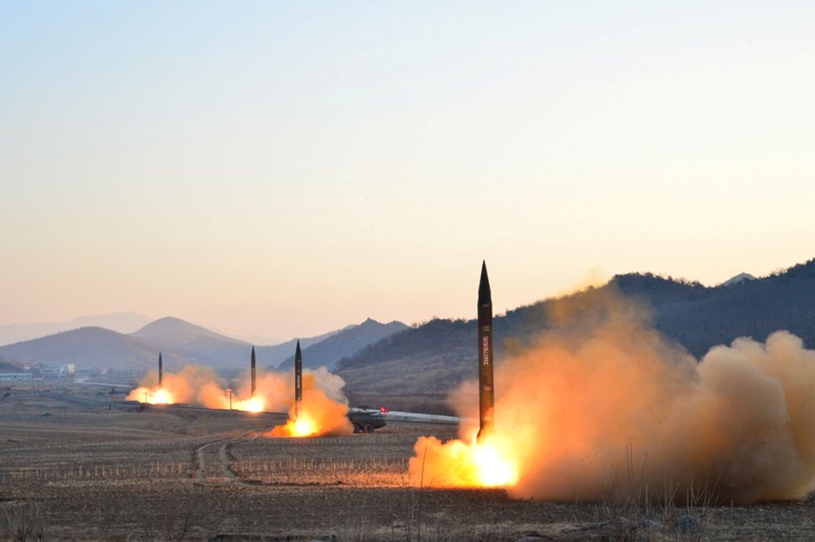 Kim supervised a ballistic-rocket-launching drill of Hwasong artillery units of the Strategic Force of the KPA on the spot.