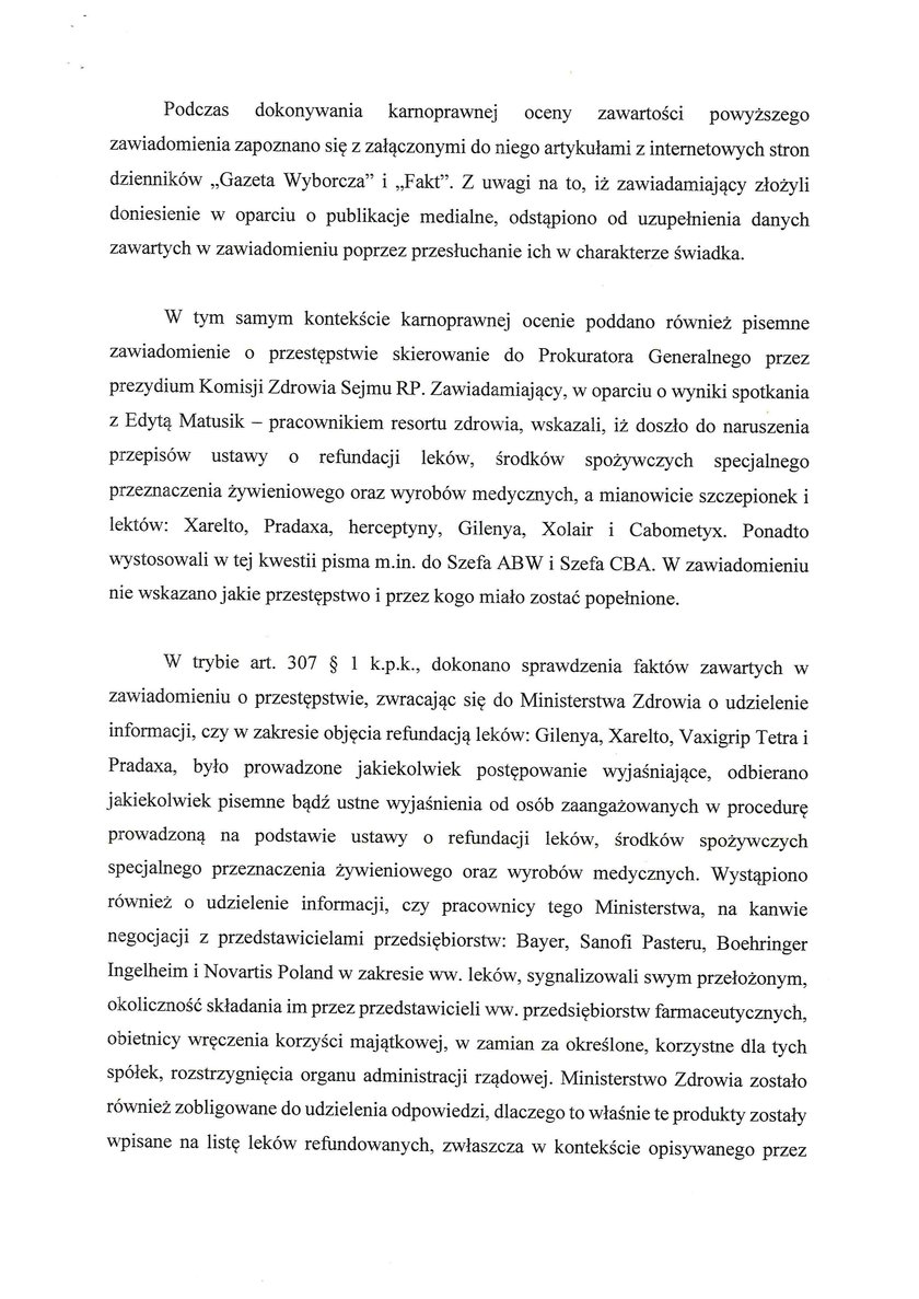 Media grzmią o nieprawidłowościach w resorcie zdrowia. Służby i prokuratura mają ważniejsze sprawy