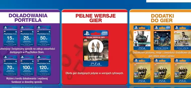 Nowe doładowania, pełne wersje, dodatki - bogatsza oferta zdrapek PlayStation Store w Empiku