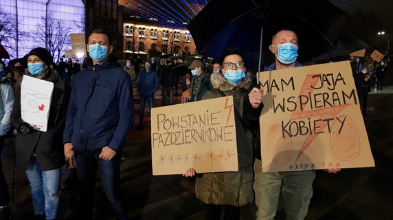 Protest w Szczecinie