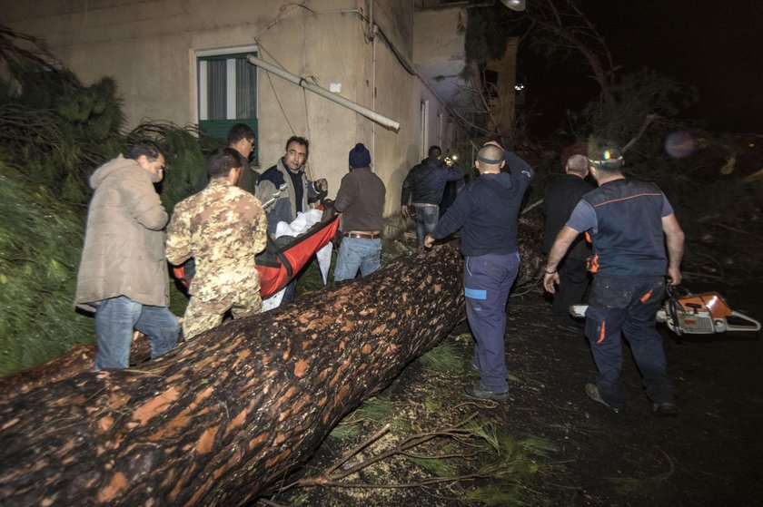 Największe zniszczenia dotknęły Cesano i Ladispoli