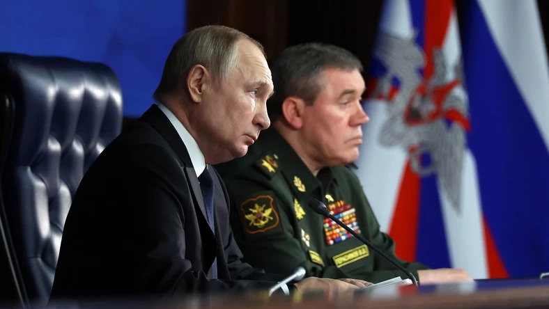 Władimir Putin i Walerij Gierasimow