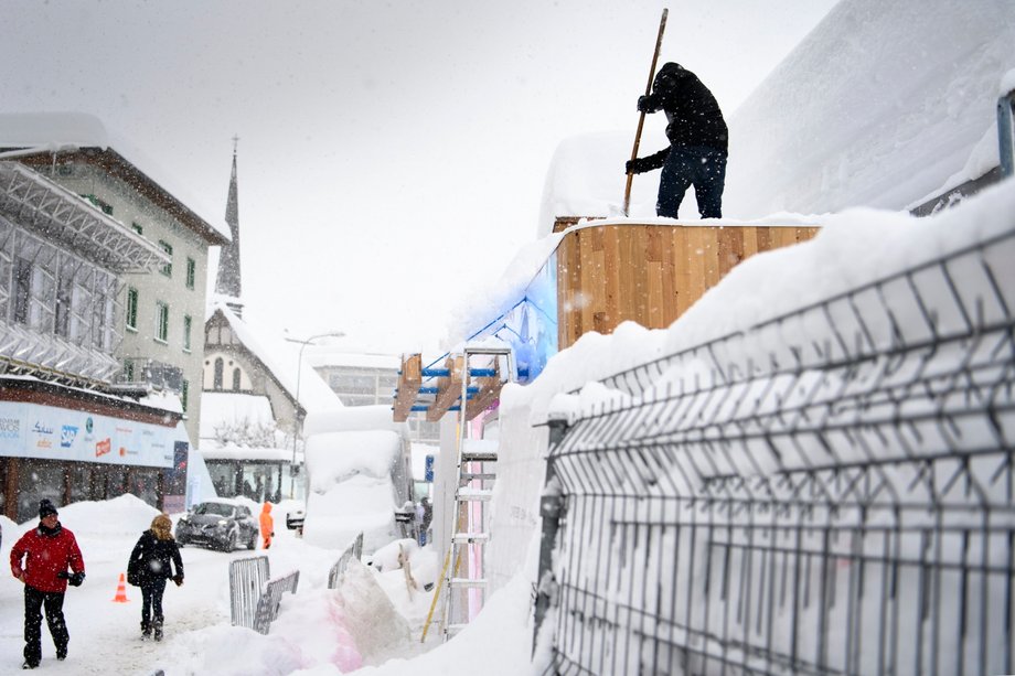 Na trasie do Davos przez pewien czas nie kursowały pociągi. 