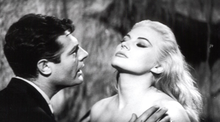 Marcello Mastroianni és Anita Ekberg Az édes életben (Fotó: RAS-archív)