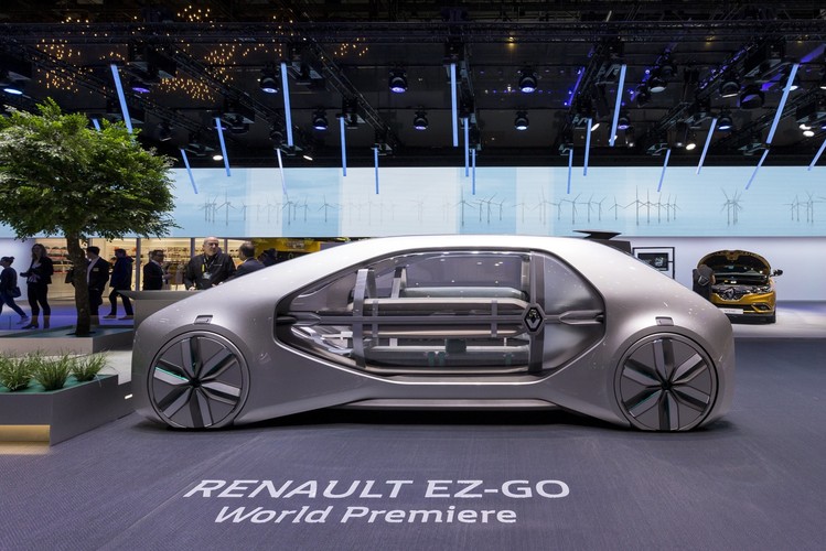 Autonomiczny samochód o napędzie elektrycznym Renault EZ-GO