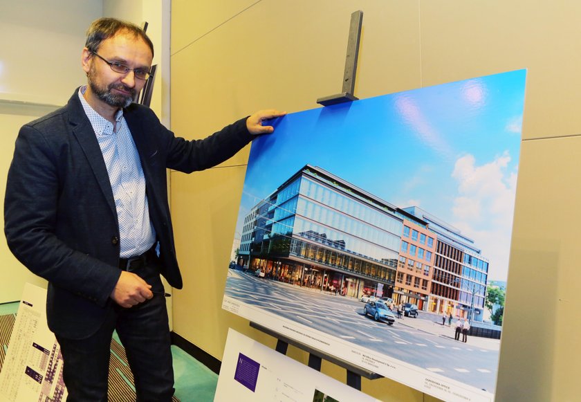 Wojciech Popławski, architekt z OP Architekten, projektant hotelu Andels i Ogrodowa Office w Łodzi