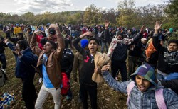 Wrze na granicy grecko - macedońskiej. Kolejne zamieszki z udziałem imigrantów. ZDJĘCIA