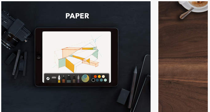 Paper to niezwykle przydatna aplikacja, która zmieni twojego iPada w wirtualne studio graficzne. Do dyspozycji otrzymujemy rozbudowany zestaw pędzli i ołówków, które umożliwiają tworzenie różnorodnych szkiców. Droga od inspiracji do gotowego projektu jeszcze nigdy nie była tak prosta.