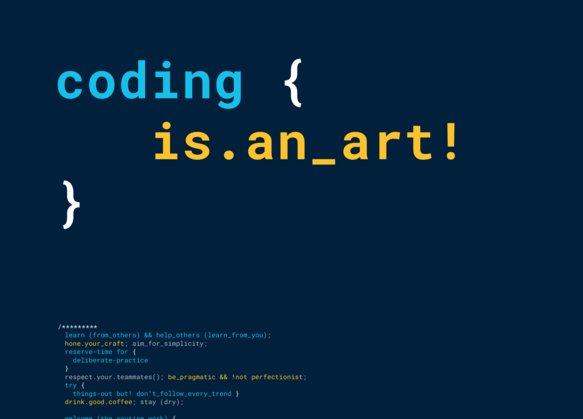 Kodowanie to sztuka, twórcze rzemiosło, radosna rzecz