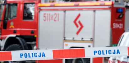 Tragedia pod Działdowem. Podczas akcji przejechał wozem strażackim kolegę ze służby