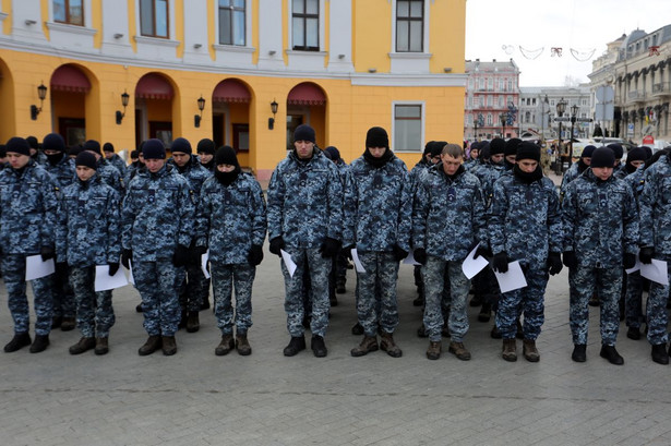 Odessa: Kadeci Gwardii Narodowej w Dniu Jedności Ukrainy 01.2022.jpg - 100%