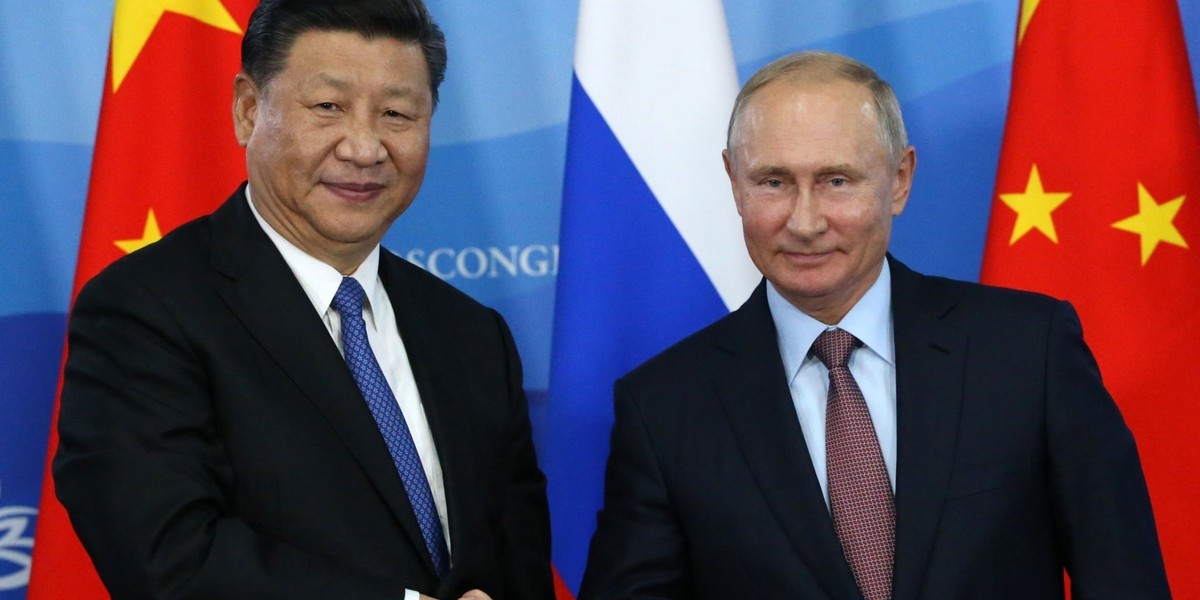 Władimir Putin i Xi Jinping