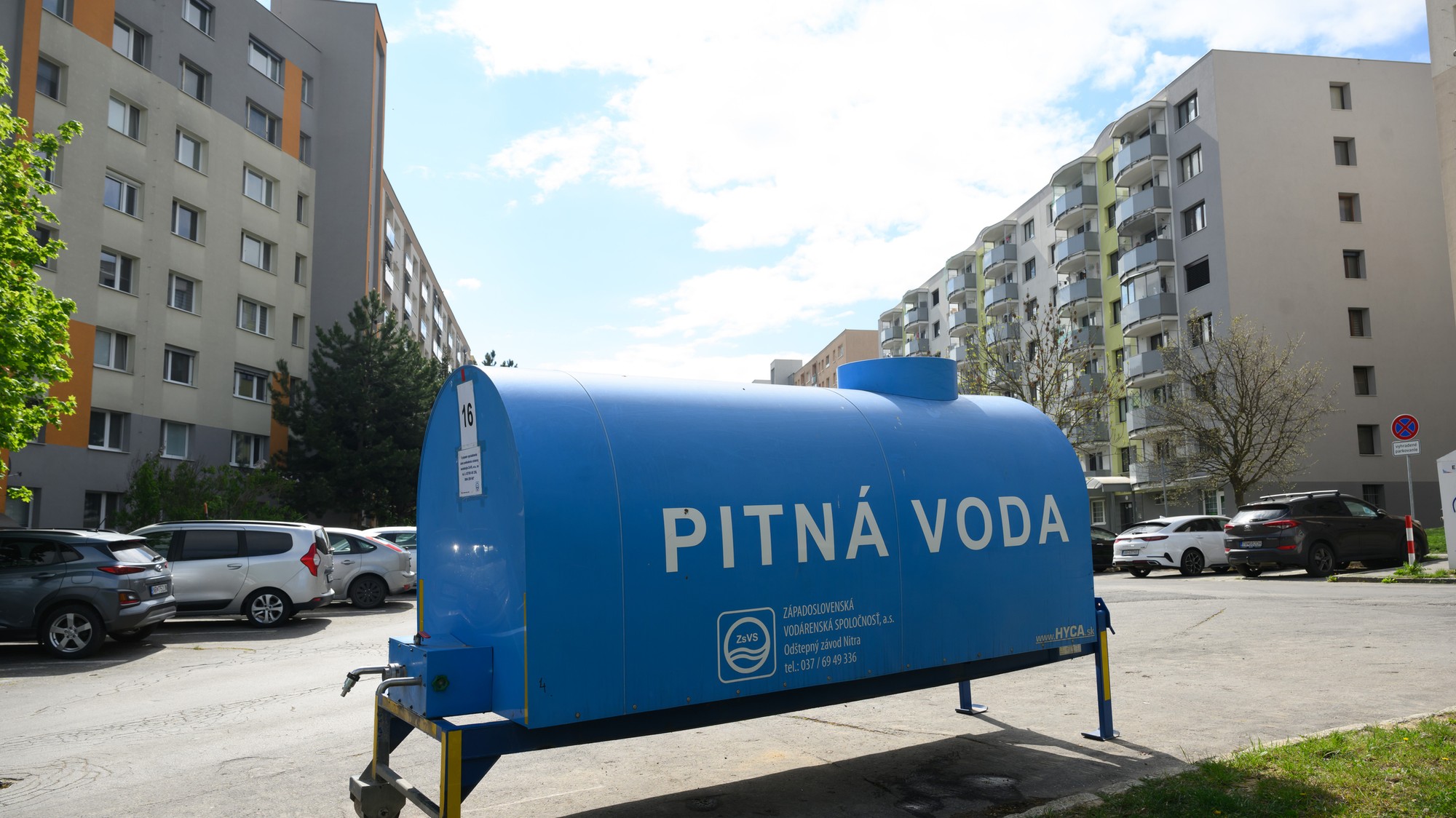 Pitná voda v cisterne, ilustračné foto.