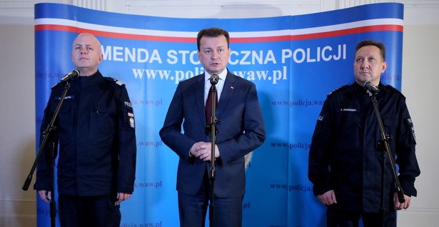 Minister spraw wewnętrznych i administracji Mariusz Błaszczak