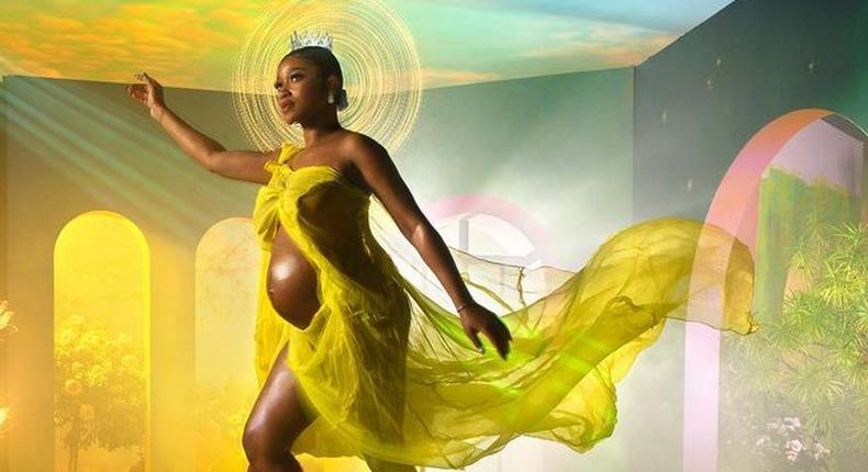 Keke's pregnancy pictures [Instagram/Keke]