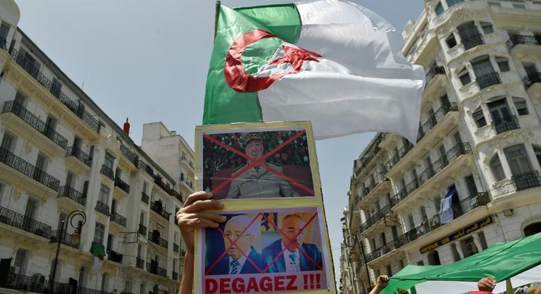 Algerians demonstrate for a 16th consecutive Friday demanding a political overhaul in the North African country after the ouster in April of veteran president Abdelaziz Bouteflika before new presidential polls can be held