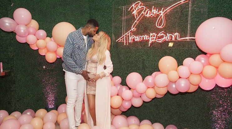 Khloe Kardashian, Tristan Thompson, True Thompson  /Fotó: Northfoto