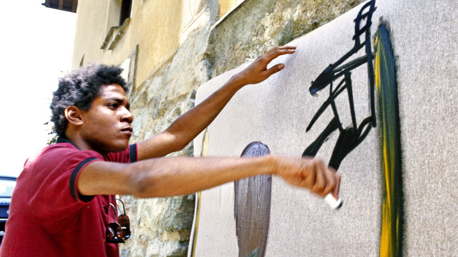 Jean-Michel Basquiat w Szwajcarii (1983 r.)