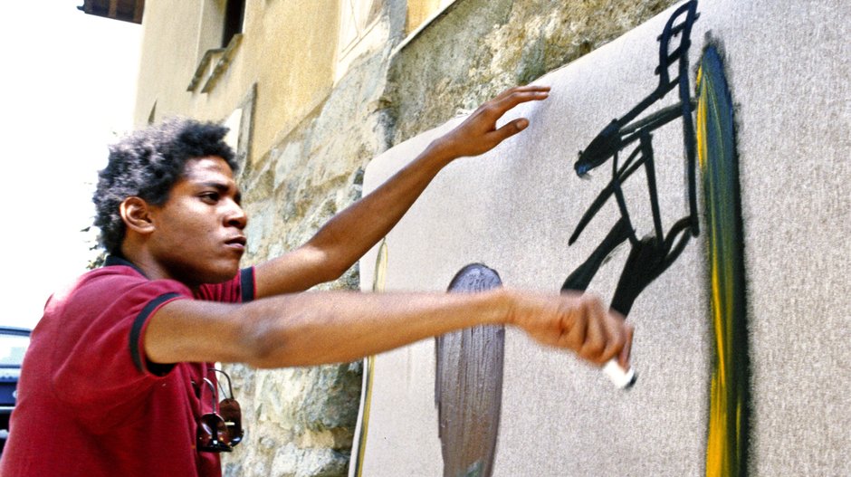 Jean-Michel Basquiat w Szwajcarii (1983 r.)