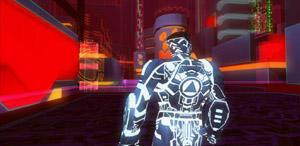 Kadr z filmu "Tron"