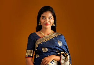 Indijka - ilustracija