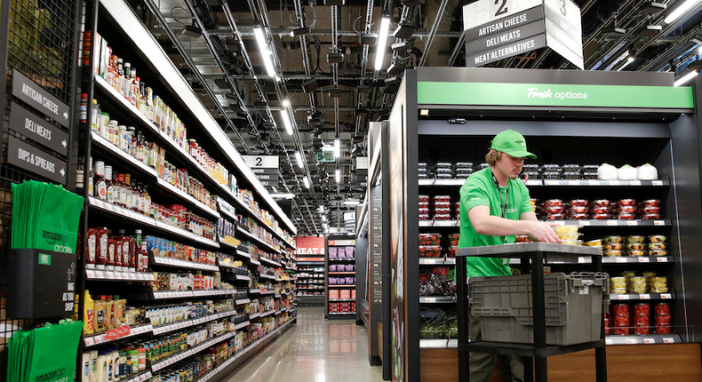 Amazon Go grocery seattle