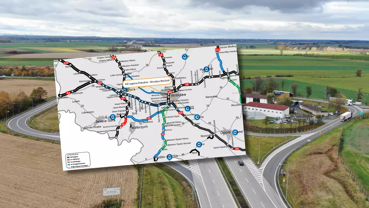 Autostrada A4 Wrocław — Legnica do poszerzenia