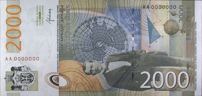 Narodna banka Srbije će sutra pustiti u opticaj novčanice od 500 i 2.000 dinara: Na naličju je izmenjena godina izdanja (2012) i potpis guvernera (Jorgovanka Tabaković)