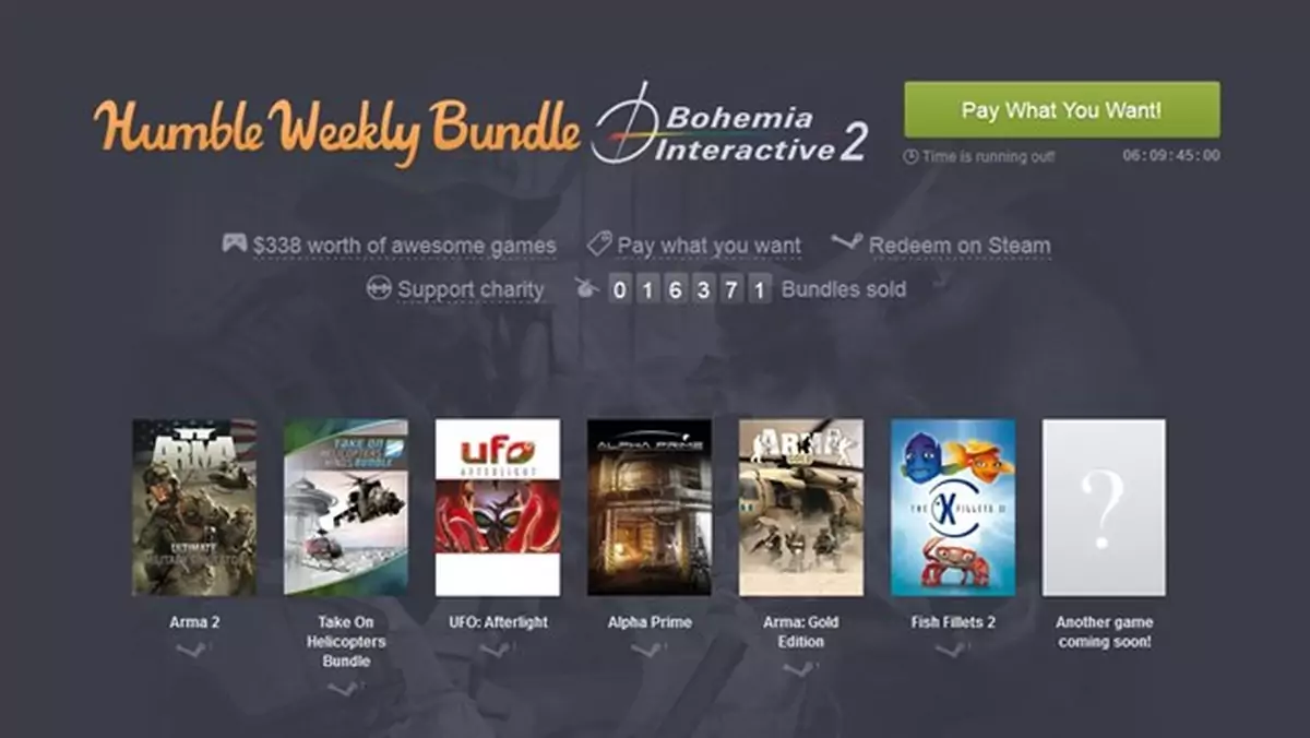 Potężne Humble Weekly Bundle od Bohemia Interactive - dużo świetnych gier do zgarnięcia za bezcen