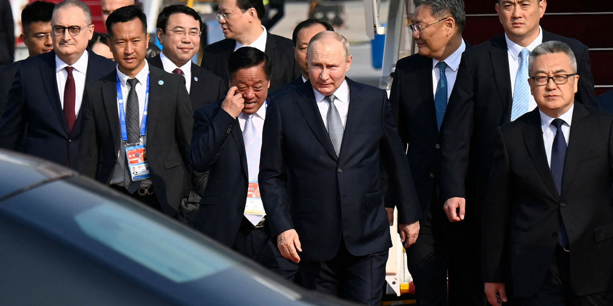 Władimir Putin z wizytą w Chinach