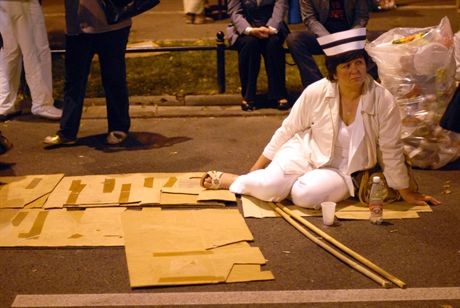 Protest pielegniarek w Warszawie. Wtorek 19.06.07 Warszawa.Maciej Biedrzycki/FORUM