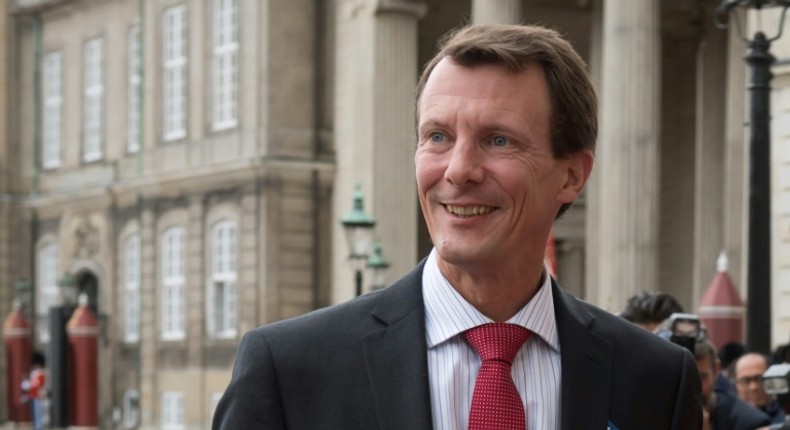 Prince Joachim, pictured at  Amalienborg Castle in Copenhagen in 2018, is stable following Friday's surgery, the palace said