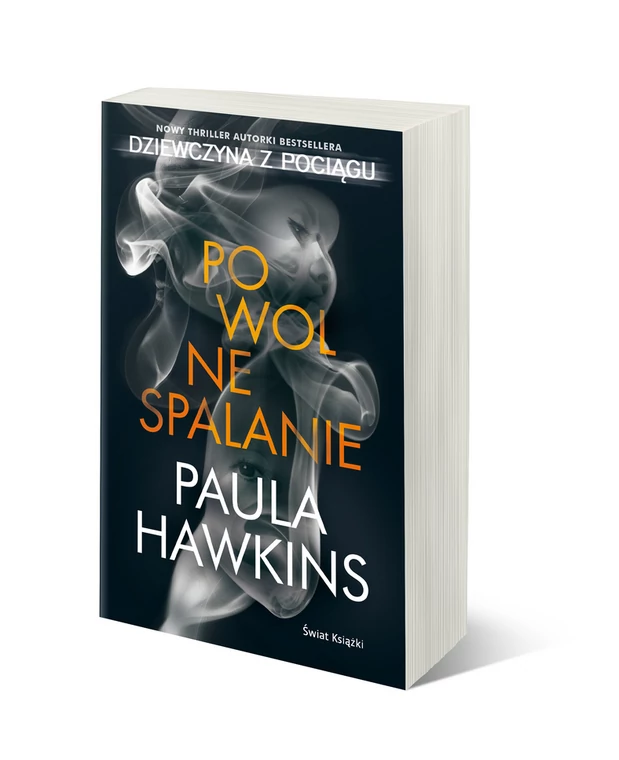 Paula Hawkins "Powolne spalanie" okładka książki