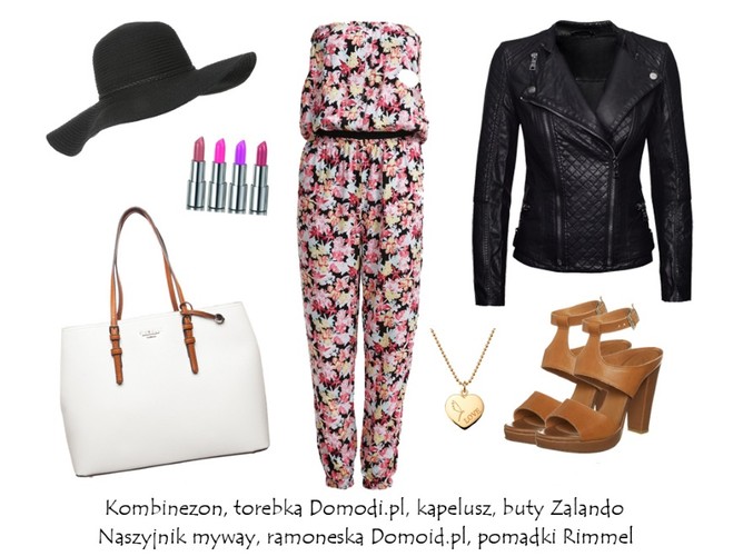 STYLIZACJA z kombinezonem w kwiaty