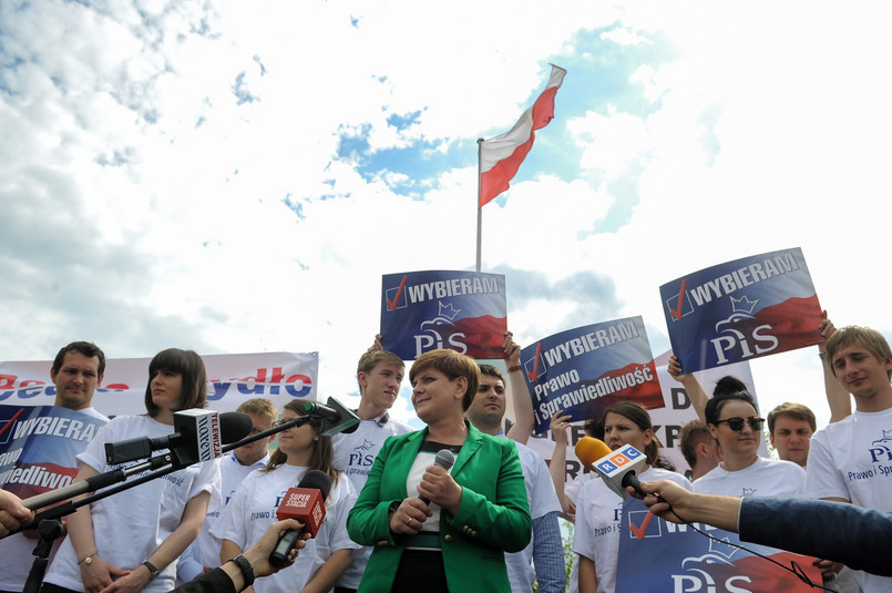 Beata Szydło podczas wizyty w Ostrołęce