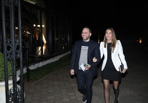 Dubravka i Damir Handanović stigli na proslavu kod Ace Sofronijevića