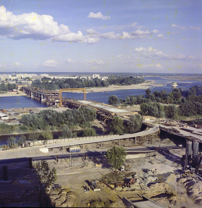 1973 rok. Budowa Trasy Łazienkowskiej